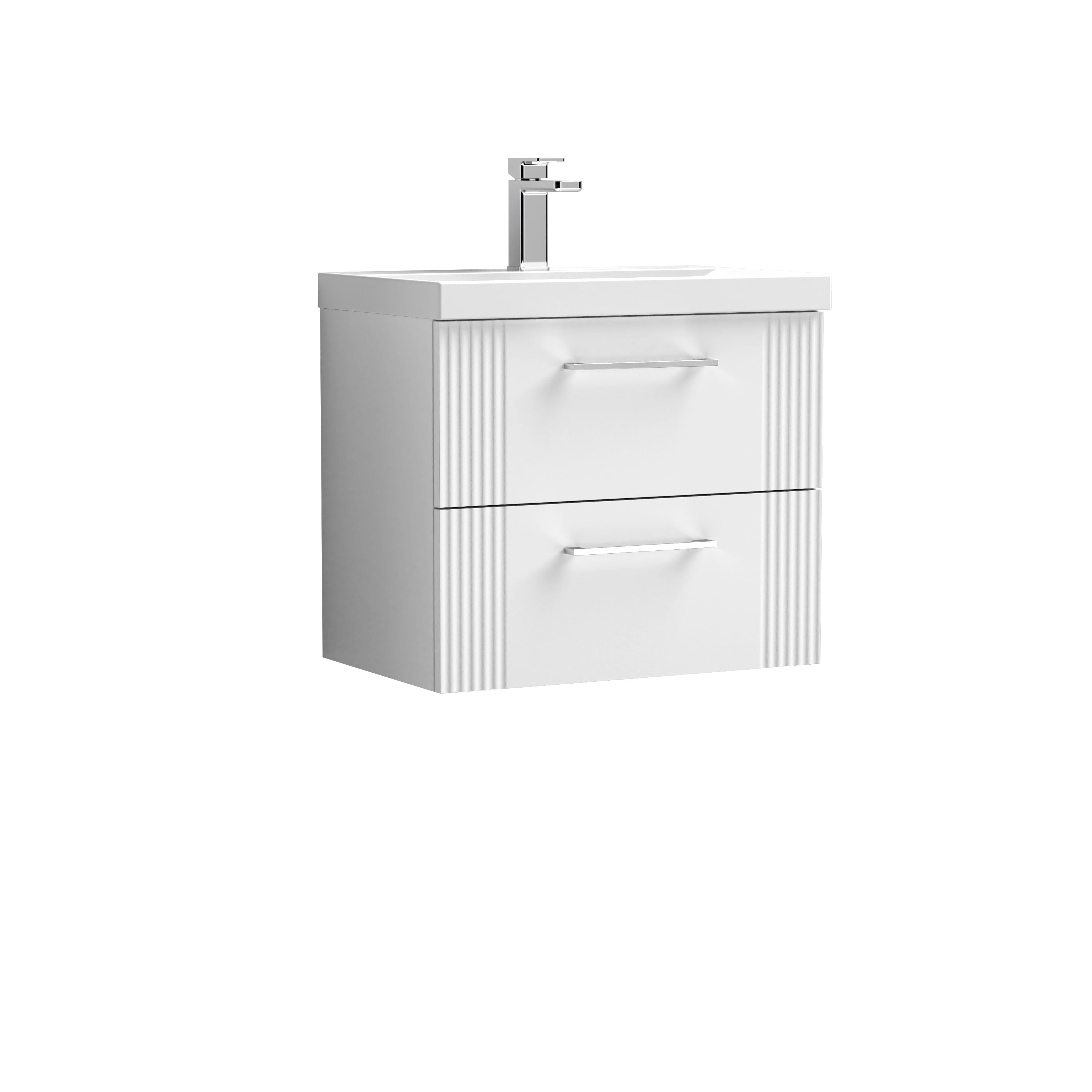 Eco 600mm Wall Hung 2-Drawer Vanity