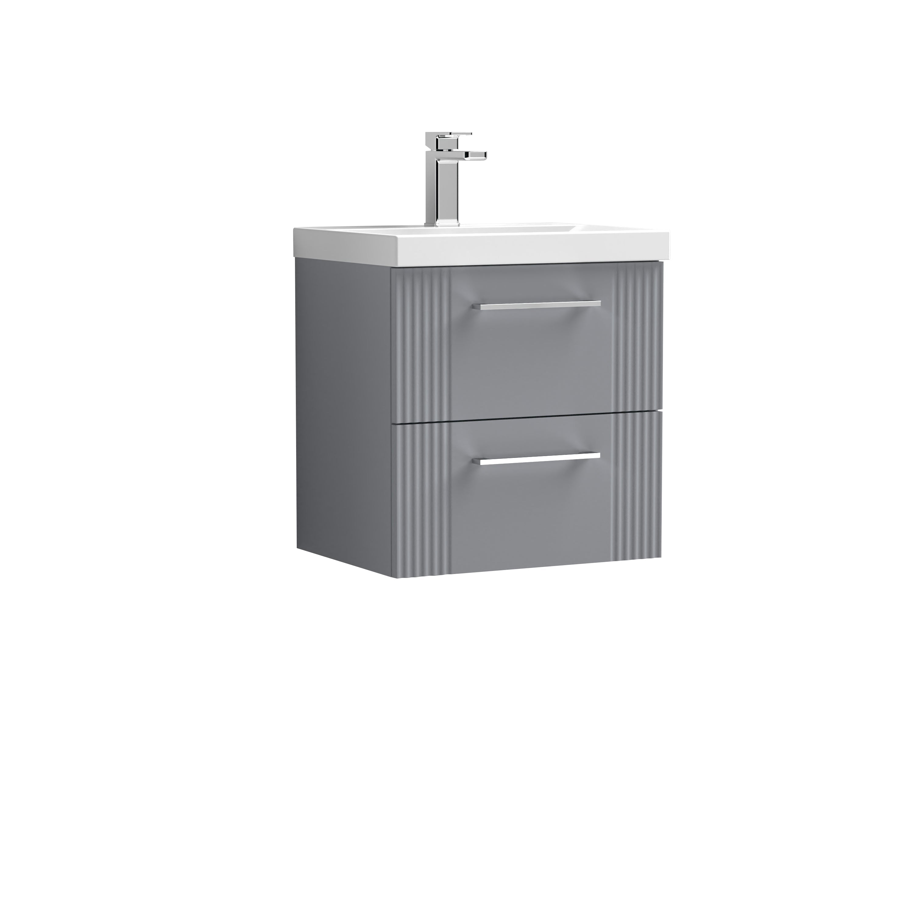 Eco 500mm Wall Hung 2-Drawer Vanity