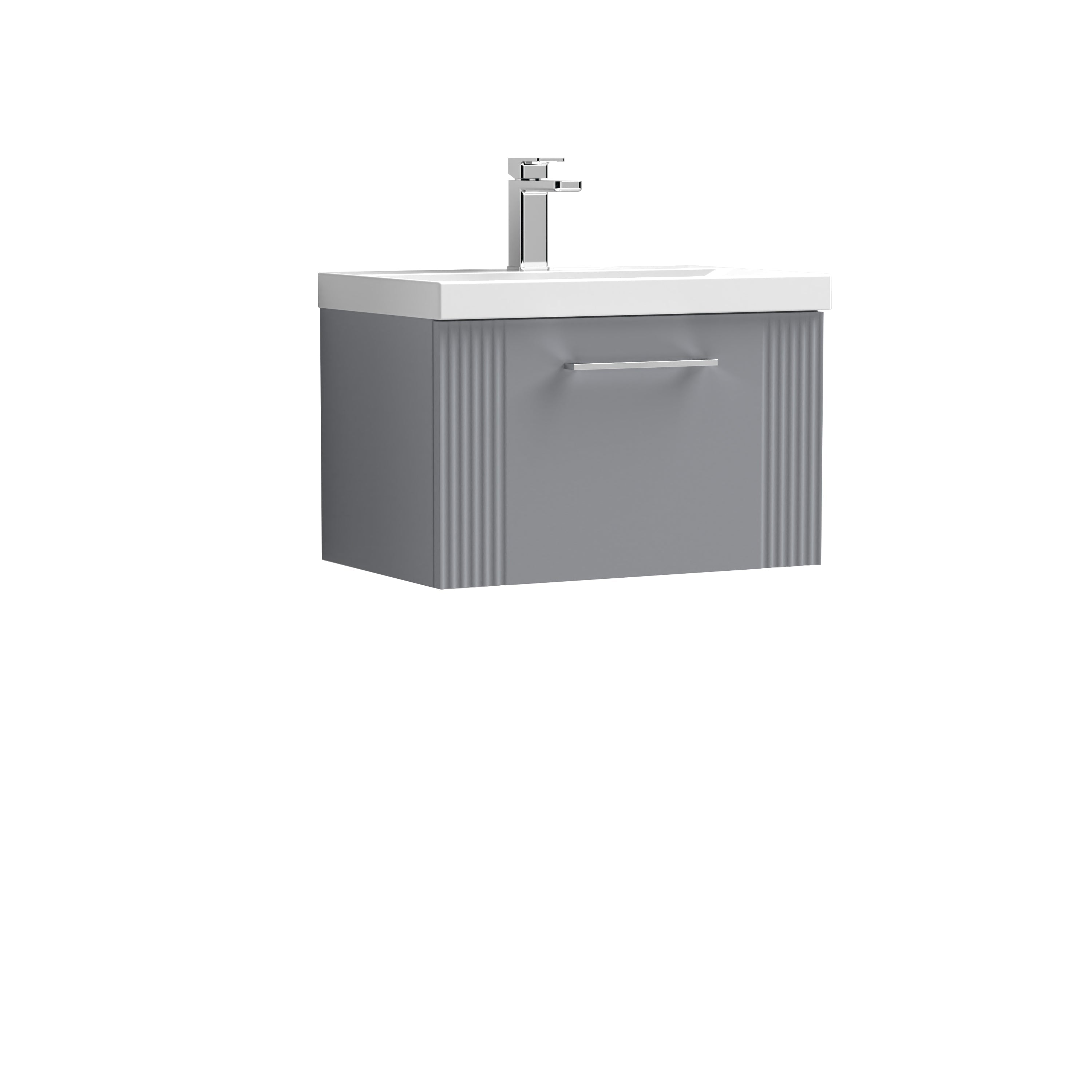 Eco 600mm Wall Hung 1-Drawer Vanity