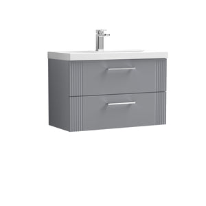 Eco 800mm Wall Hung 2-Drawer Vanity
