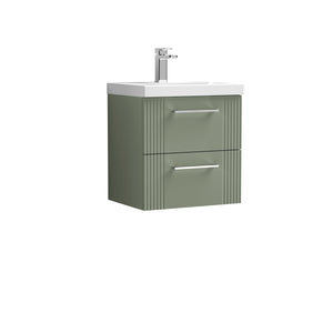 Eco 500mm Wall Hung 2-Drawer Vanity