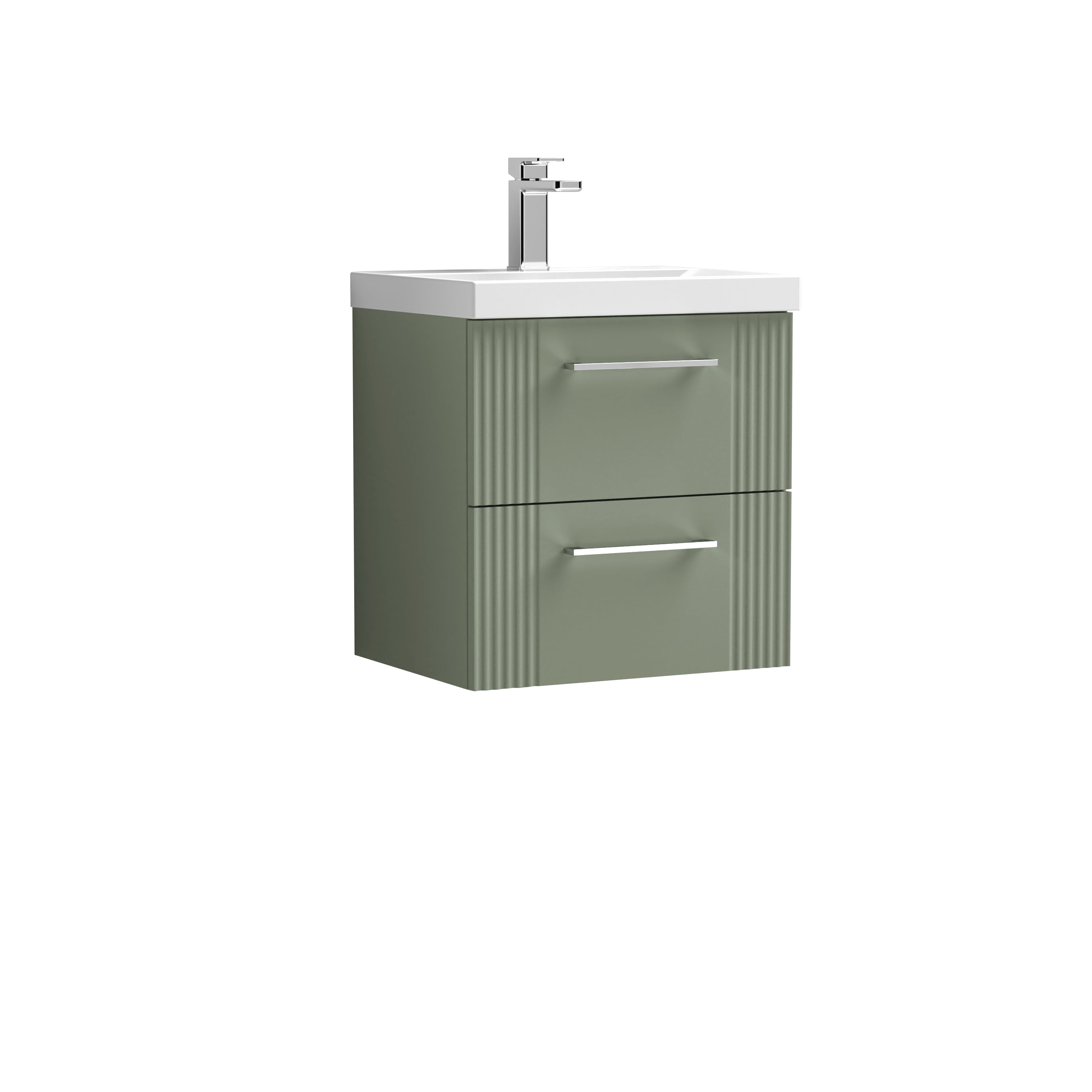 Eco 500mm Wall Hung 2-Drawer Vanity