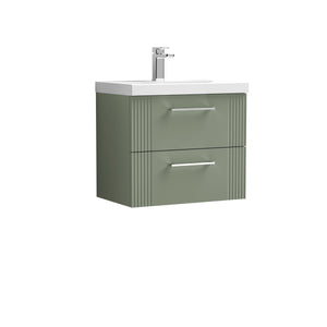 Eco 600mm Wall Hung 2-Drawer Vanity