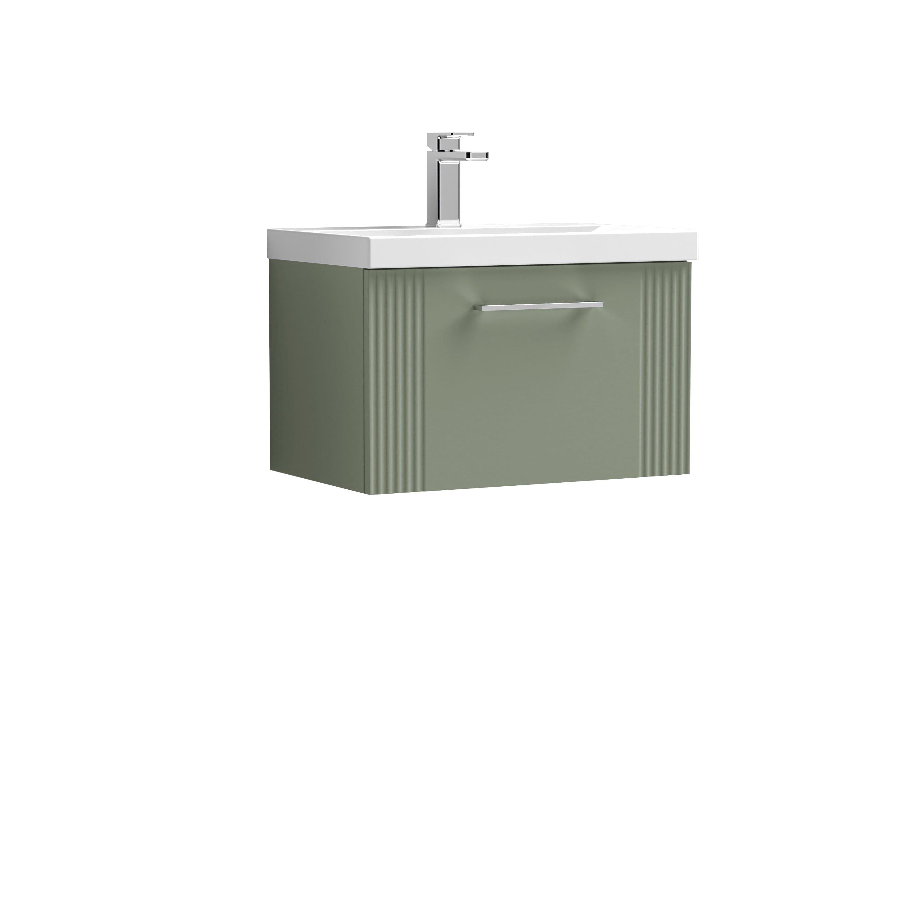 Eco 600mm Wall Hung 1-Drawer Vanity