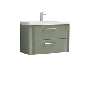 Eco 800mm Wall Hung 2-Drawer Vanity