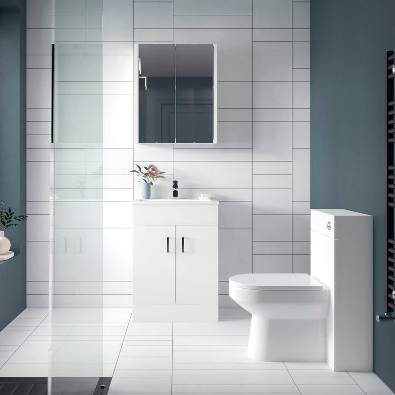 DEN 500mm Floor Standing 2-Door Vanity