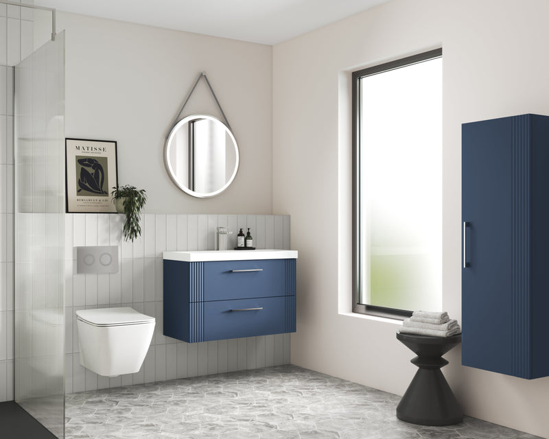 Eco 500mm Wall Hung 2-Drawer Vanity