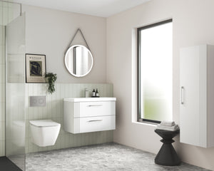 Eco 800mm Wall Hung 2-Drawer Vanity