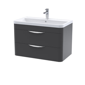 Para 800mm Wall Hung 2-Drawer Vanity