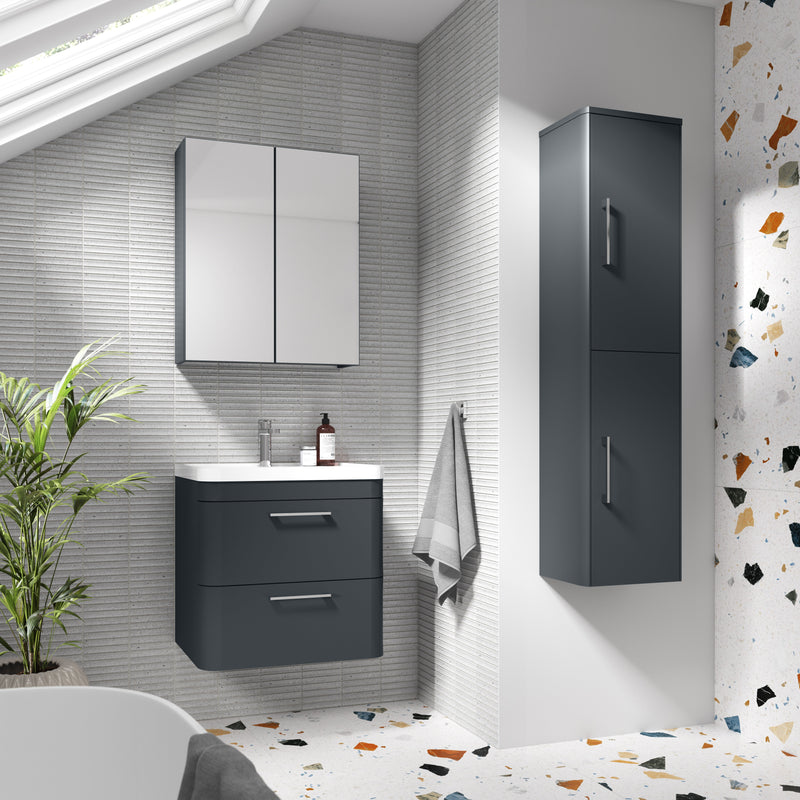 Para 350mm Wall Hung Tall Unit 2-Door
