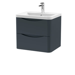Luna 600mm Wall Hung 2-Drawer Vanity