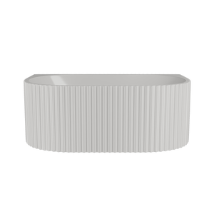 Back to Wall Fluted Bath 1600mm
