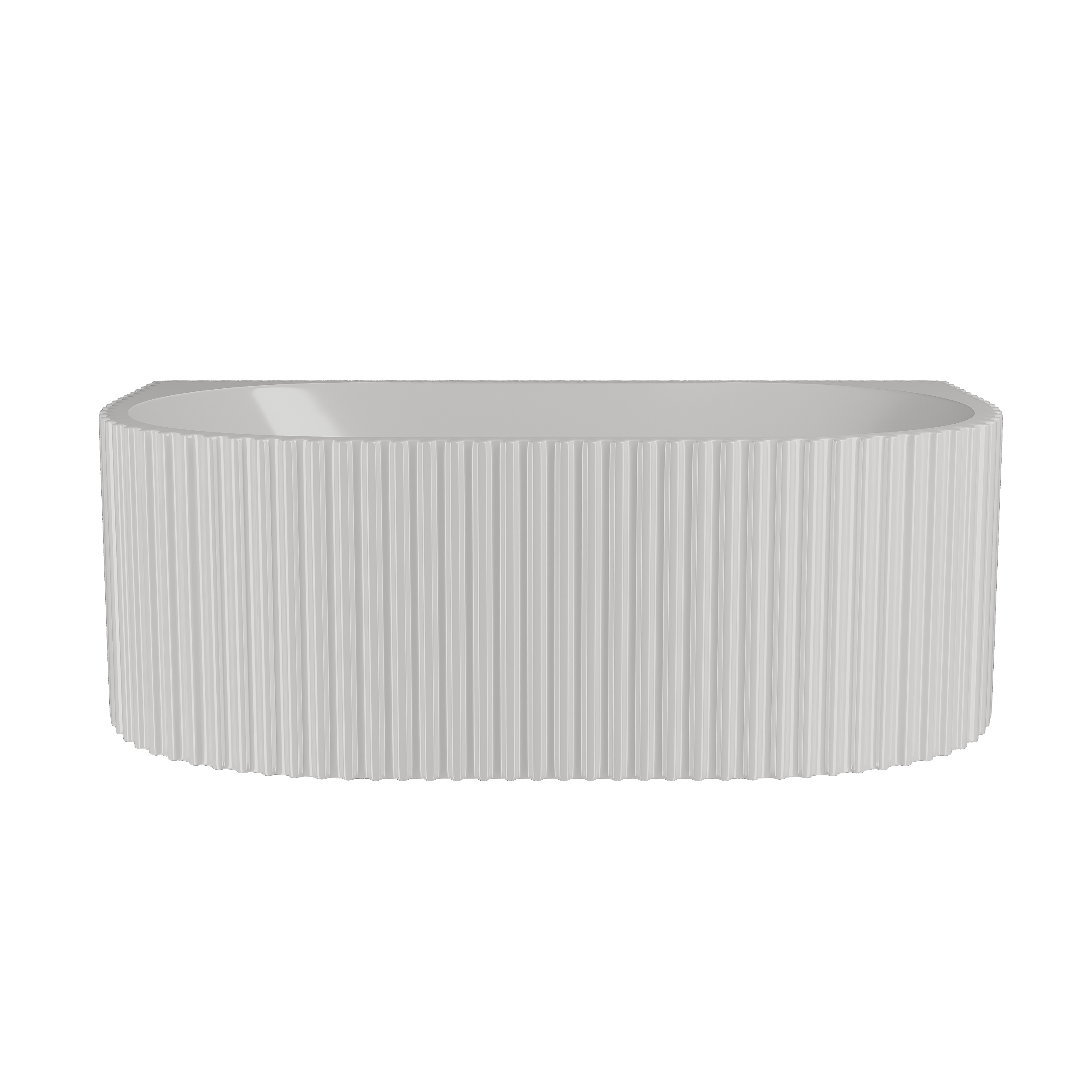 Back to Wall Fluted Bath 1700mm