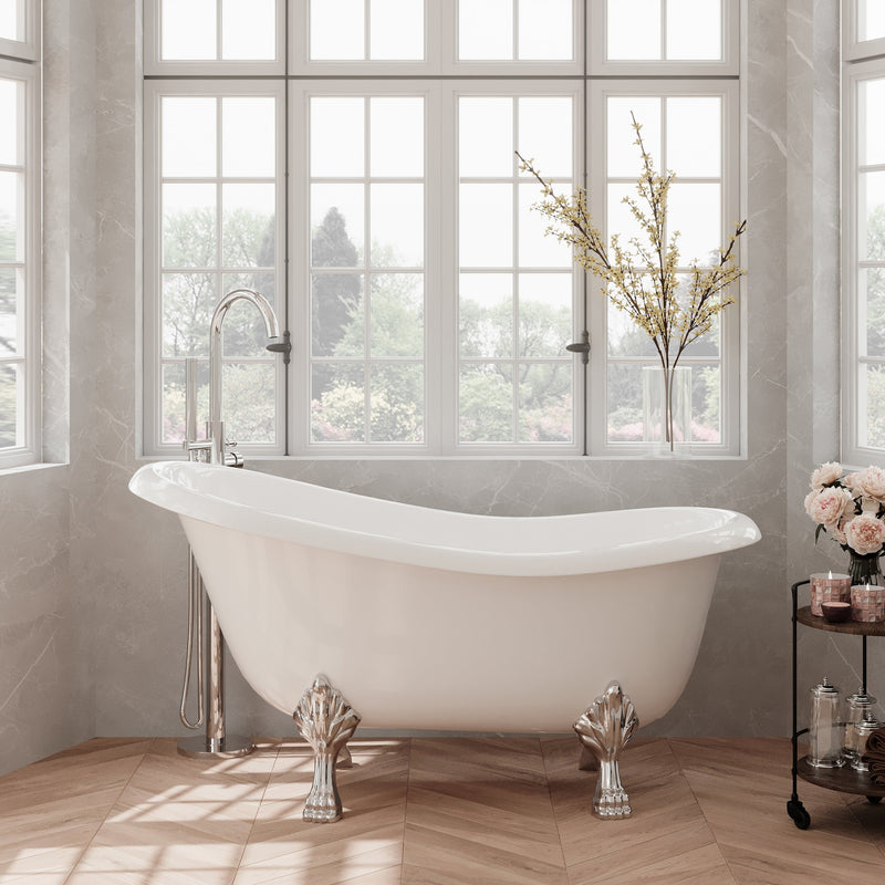 Slipper Freestanding Bath & Feet 1500mm