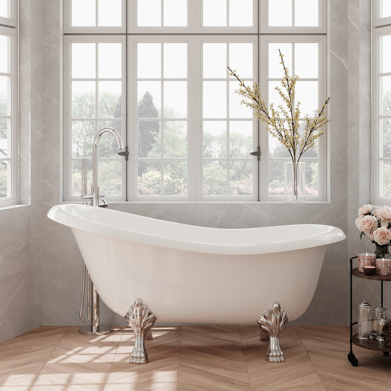 Slipper Freestanding Bath & Feet 1600mm