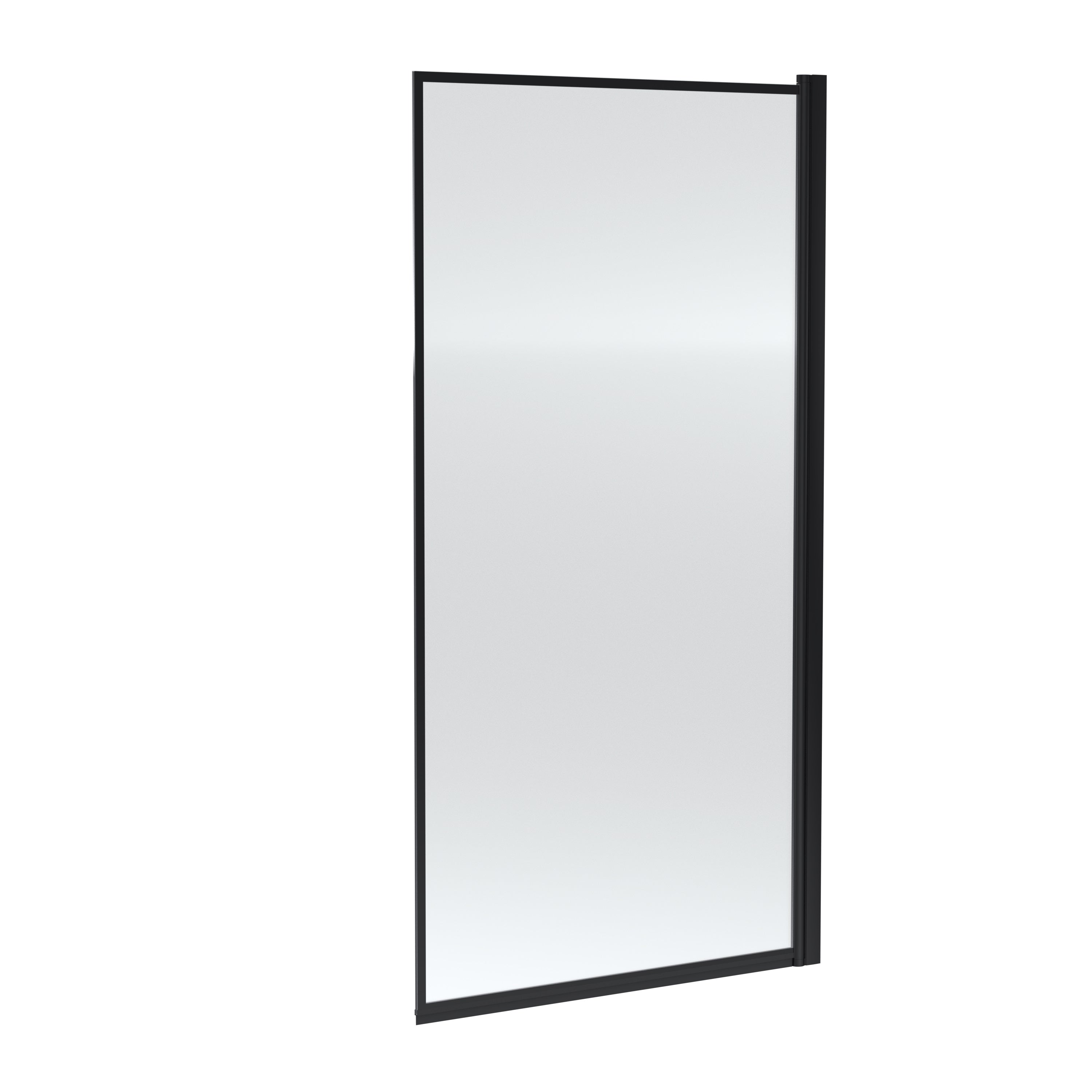 Outer Black Framed Bath Screen