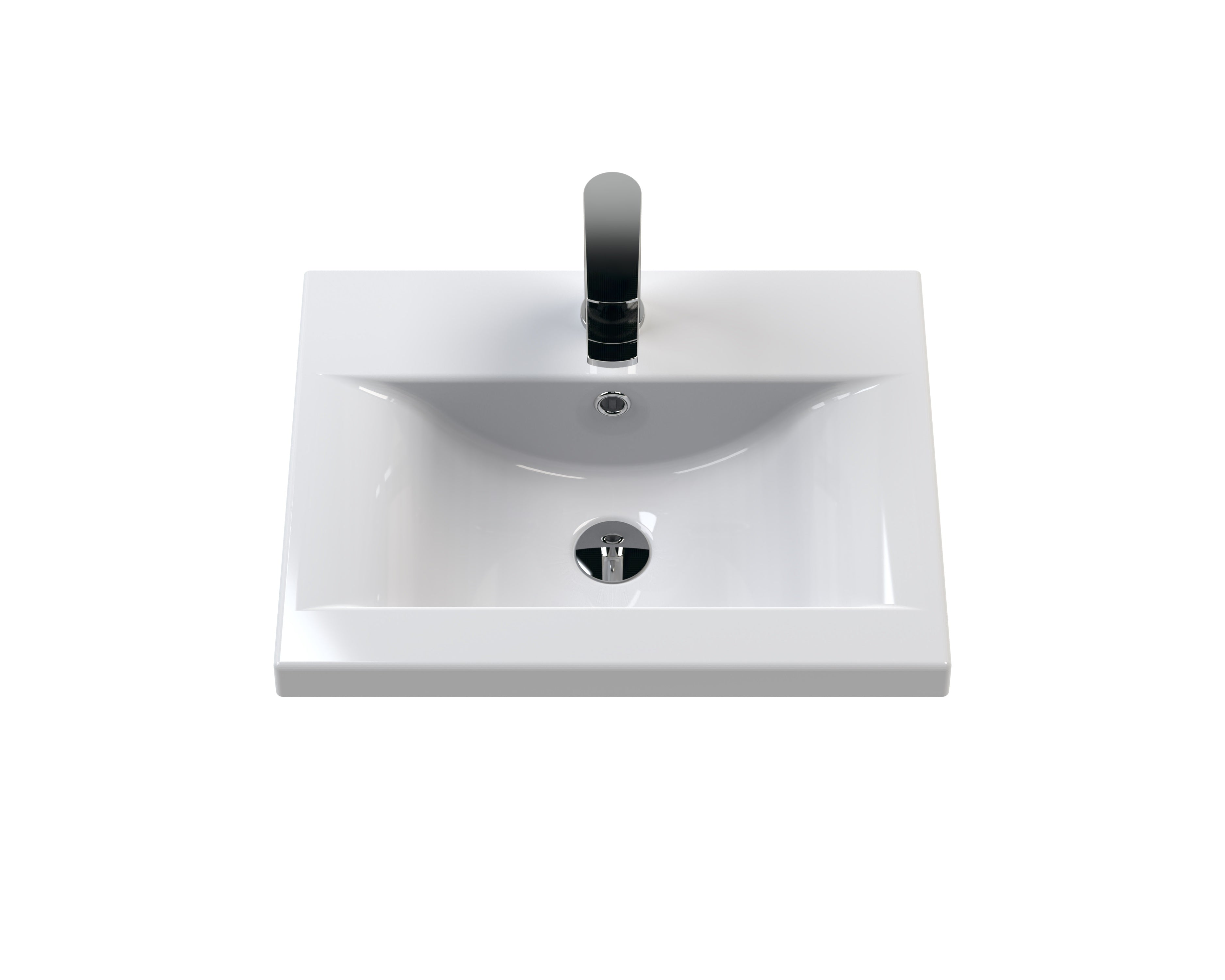 Eco 500mm Wall Hung 1-Drawer Vanity
