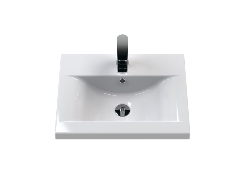 Eco 500mm Wall Hung 1-Drawer Vanity