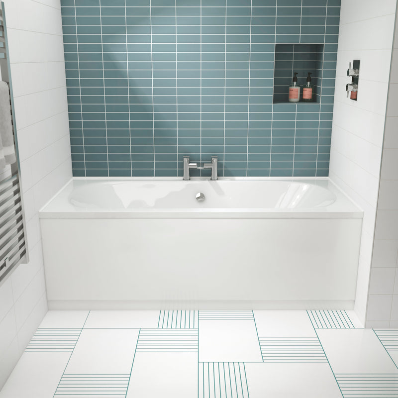 Round 1700mmx760mm Double Ended Bath