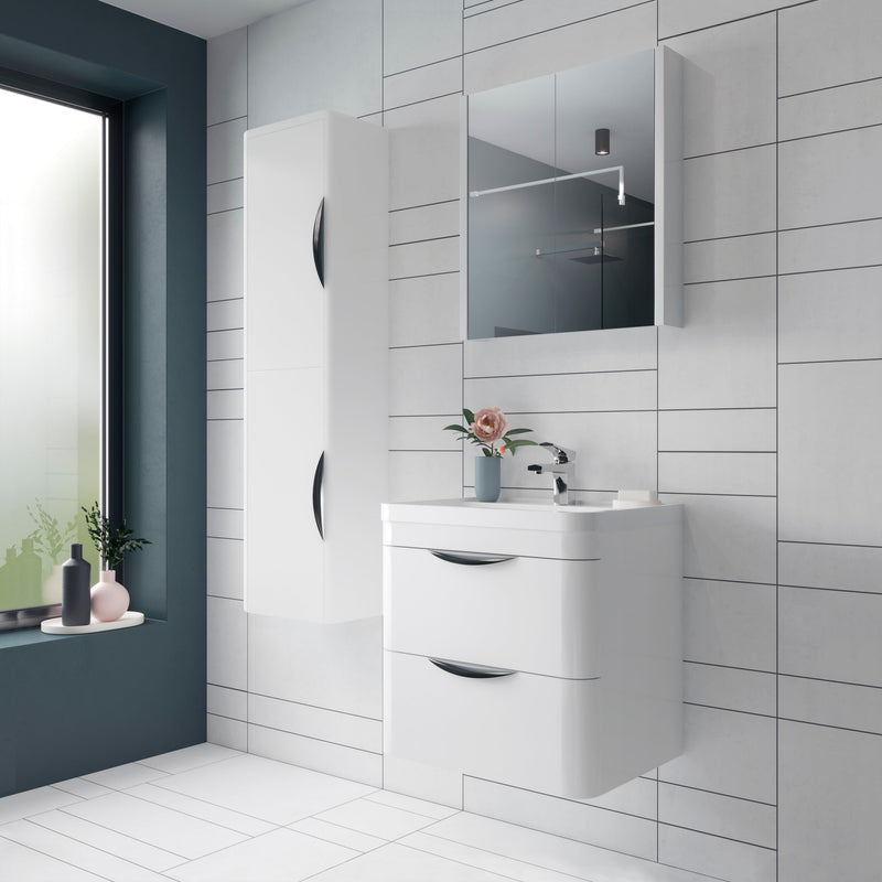 Para 350mm Wall Hung Tall Unit 2-Door